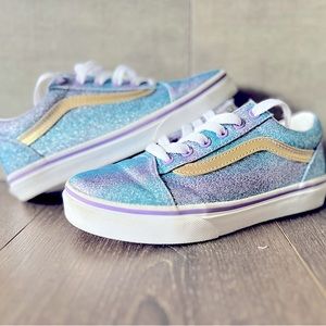 Mermaid Sparkle Vans *EUC*
